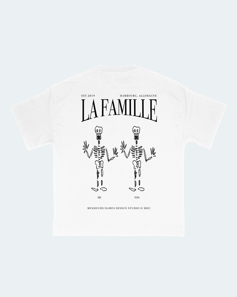 La Famille Skeletons T-Shirt White